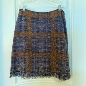 St John plaid skirt
